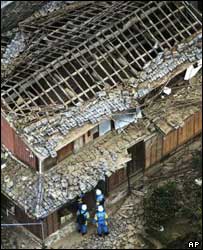 Následky zemětřesení na ostrově Genkai