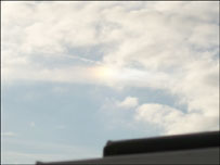 Strange object in the sky. UFO?