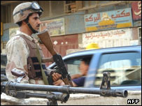 سرباز عراقی در شهرک صدر