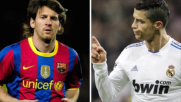 Messi and Ronaldo pit their explosive talents against each other in Barcelona on Monday