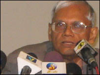 Prof GL Peiris (photo Elmo Fernando)