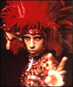 Latin carnival dancer