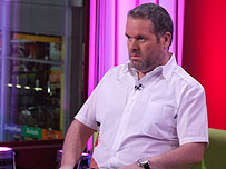 Chris Moyles in the studio 