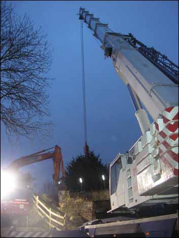 Best lifting the bridge at night