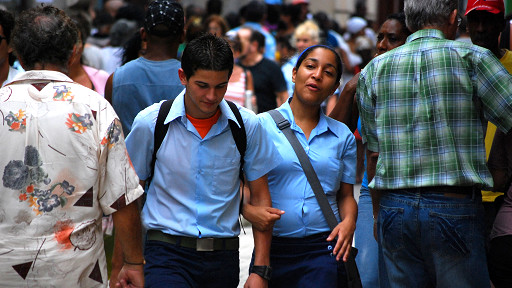 Calle Obispo. La Habana. (Foto: Raquel Pérez)