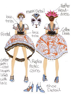 Mexican inspired dress