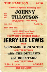 A poster advertising the gig