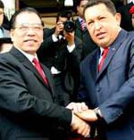 Ông Nông Đức Mạnh và Tổng thống Venezuela