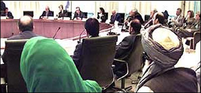 په ٢٠٠١ کال کې د ډيسمبر پر پنځمه نيټه دآلمان د بن په ښار کې د افغانستان په اړه غونډه