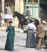 Dorcas (Julia Sawalha) sets out to defeat newcomer James (Jason Merrells)