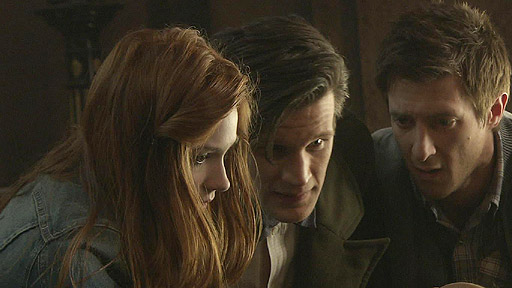 Karen Gillan, Matt Smith and Arthur Darvill