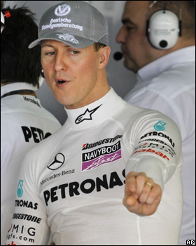 Michael Schumacher, ahora con Mercedes