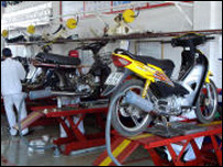 Một cơ sở bảo trì xe Honda