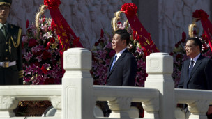 預計在十八大後成為中國國家主席和總理的習近平、李克強