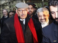 سلطانیه و البرادعی در فرودگاه تهران