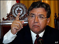 O presidente do Paraguai, Nicanor Duarte Frutos