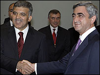 Türk ve Ermeni liderler Gül ve Sarkisyan