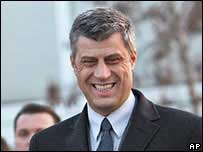 O primeiro-ministro de Kosovo, Hashim Thaci