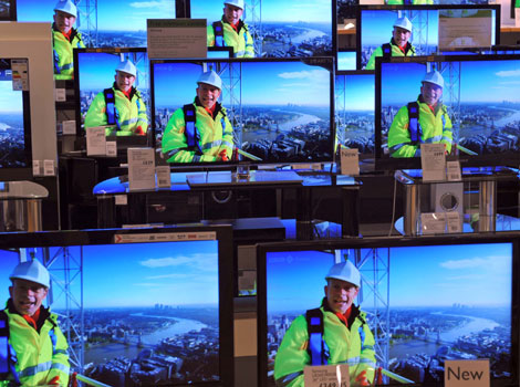 Lots of television screens