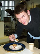 Dan gets stuck into some cranachan