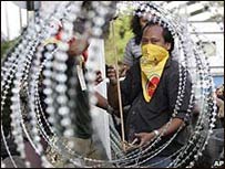 Người biểu tình ở Bangkok