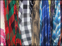  د اوږو دستمالونه