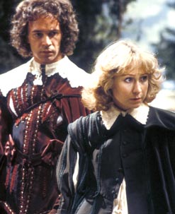 Duke Orsino and Viola disguised as Cesario