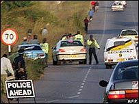 ज़िम्बाब्वे में सुरक्षा व्यवस्था