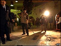 O hotel Sheraton, em Bagdá, atacado nesta quarta-feira à noite