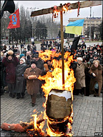 Demonstrace v Doněcku