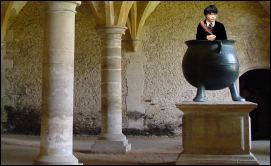 Lacock Abbey cauldron