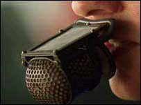 Lip microphone