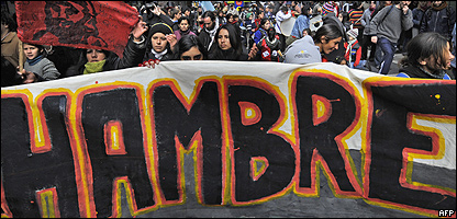 Protesto na Argentina