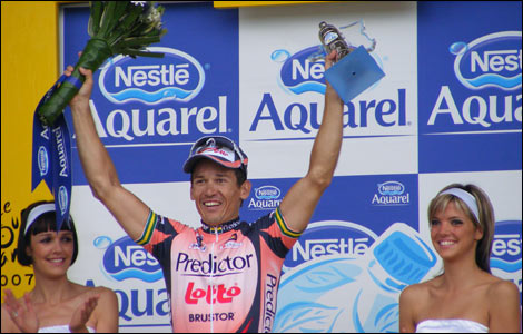 McEwan on the podium in Canterbury