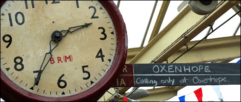 Keighley station clock