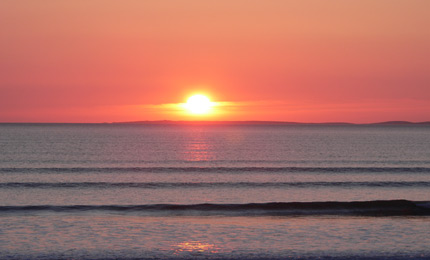 Ger McCauley rarely heads to the coast without his camera. This time, its west Donegal and a "really atmospheric scene with this red sky and golden glow across the water ". Pic: Ger Apr 07