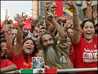Caracas'taki miting