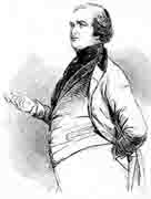 An illustration of Sir Robert Peel, British Statesman and Prime Minister (1788-1850)