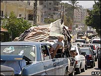  Người Libăng quay trở về Beirut