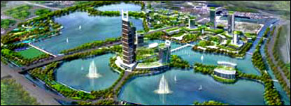 Hình dự án công viên Yên Sở được trình bày trên báo chí Việt Nam-ảnh từ trang VNN