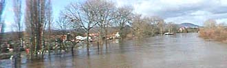 Floods in Upton upon Severn