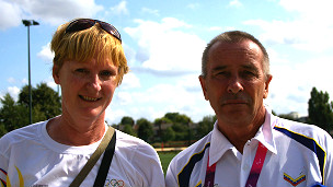 Mikhail Poliakov y Elena Goncharova