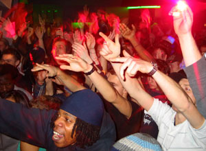 Crowd at Premier gig in Nottingham