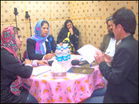 ناديه تابش مسوول پروژه های تربيوی و انکشافی زنان