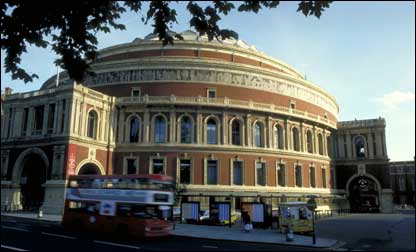 A sala de concertos e shows Royal Albert Hall, em Londres