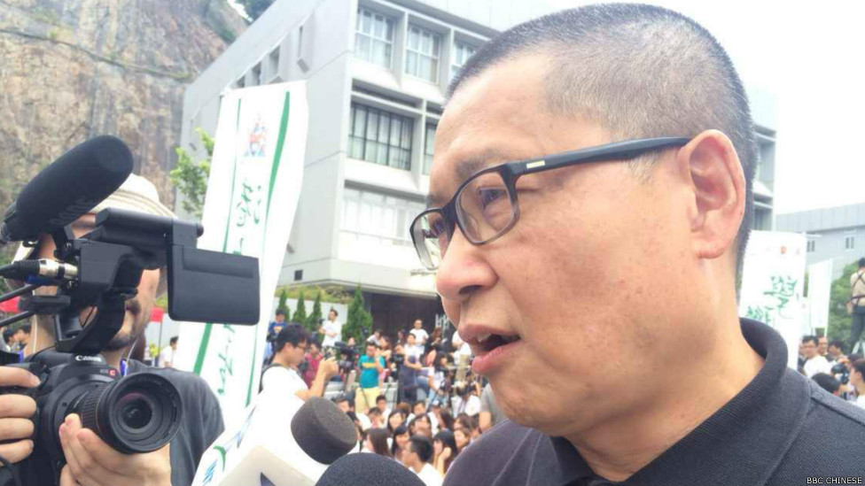 占领中环行动发起人陈健民(BBC中文网记者陈志芬摄19/9/2014)
