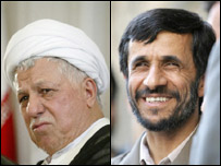 احمدی نژاد و هاشمی رفسنجانی