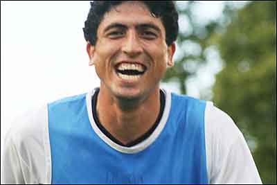 تمرین تیم فوتبال ایران در انگلستان