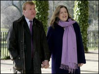 Charles Kennedy e a mulher, Sarah