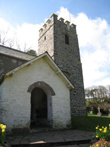The church in the Doone valley
